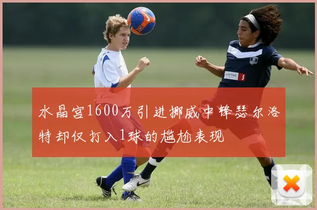 水晶宫1600万引进挪威中锋瑟尔洛特却仅打入1球的尴尬表现