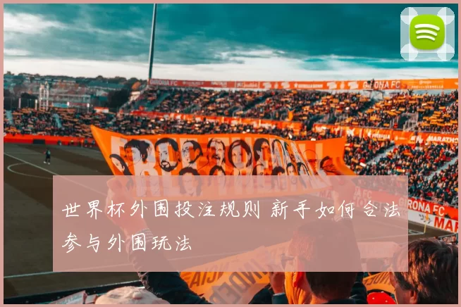 世界杯外围投注规则 新手如何合法参与外围玩法
