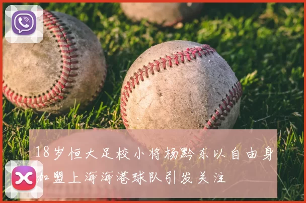 18岁恒大足校小将杨黔东以自由身加盟上海海港球队引发关注