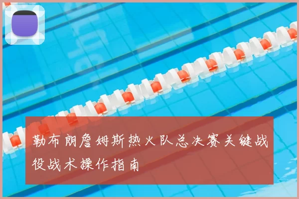 勒布朗詹姆斯热火队总决赛关键战役战术操作指南