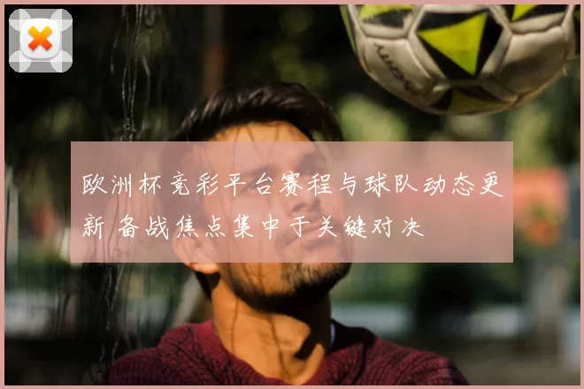 欧洲杯竞彩平台赛程与球队动态更新 备战焦点集中于关键对决